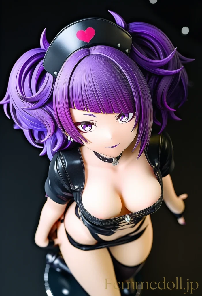【シャニマス】田中摩美々:黒ナースの甘く怠惰な紫の誘惑【AI生成イラスト30枚】 41枚目