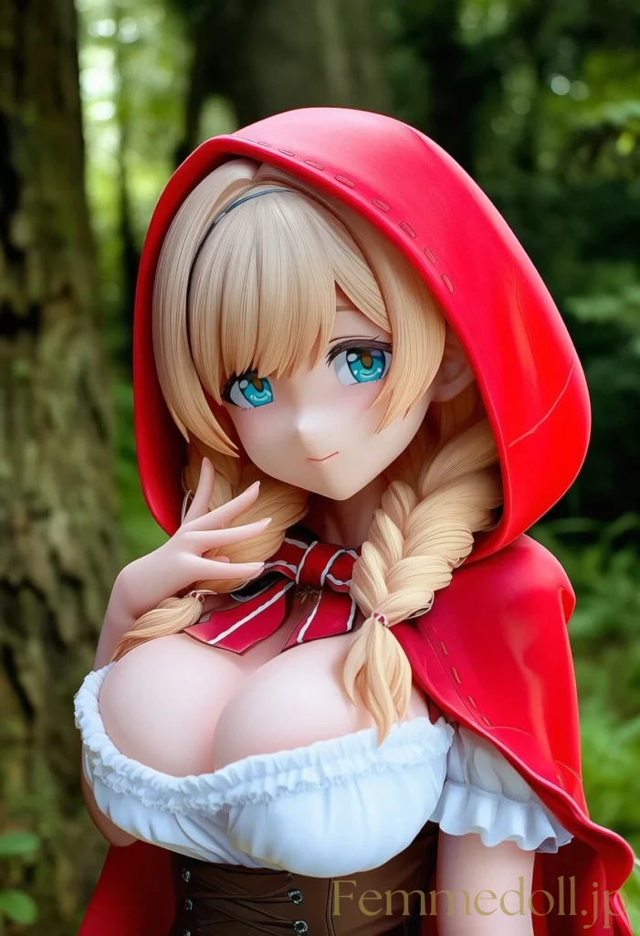 キュートな赤ずきんちゃんの巨乳を思い切り揉みしだきたくなるAIエロイラストまとめ 61枚目