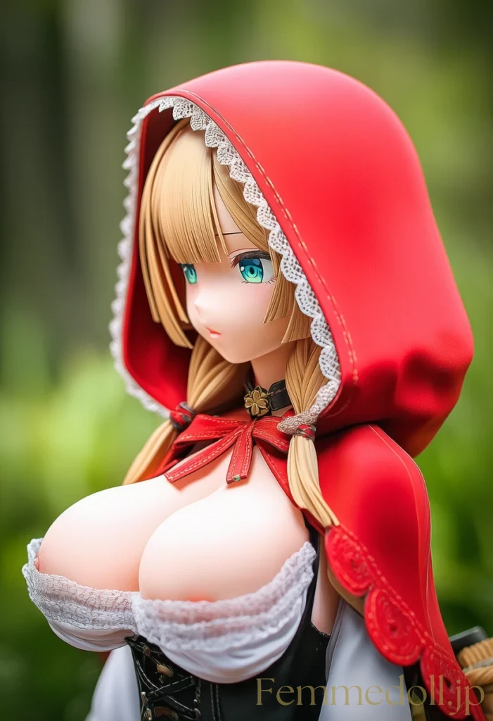 キュートな赤ずきんちゃんの巨乳を思い切り揉みしだきたくなるAIエロイラストまとめ 49枚目