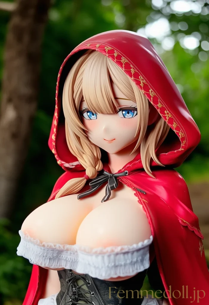 キュートな赤ずきんちゃんの巨乳を思い切り揉みしだきたくなるAIエロイラストまとめ 37枚目