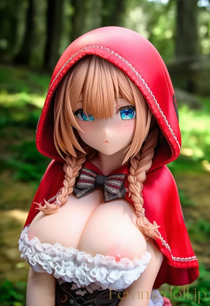 キュートな赤ずきんちゃんの巨乳を思い切り揉みしだきたくなるAIエロイラストまとめ 77枚目