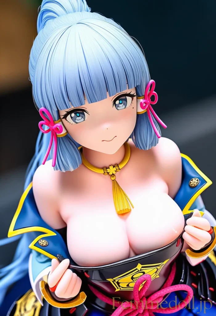 原神 神里綾華の上品な巨乳を揉みしだきたくなるAIエロイラストまとめ 85枚目