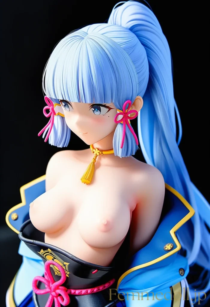 原神 神里綾華の上品な巨乳を揉みしだきたくなるAIエロイラストまとめ 67枚目