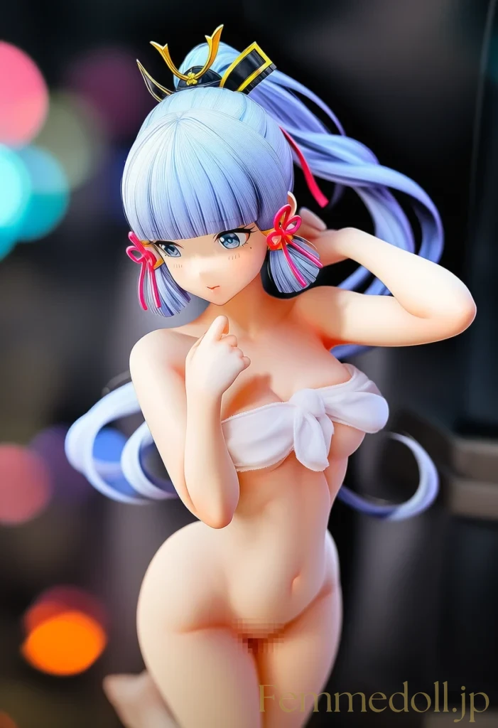 原神 神里綾華の上品な巨乳を揉みしだきたくなるAIエロイラストまとめ 27枚目