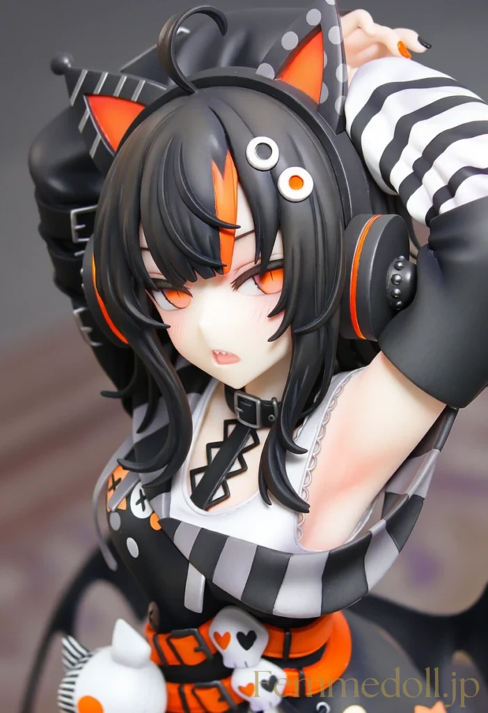 魔法少女ノ魔女裁判　沢渡ココの猫耳配信者スタイルが素敵なAIエロイラストまとめ 39枚目