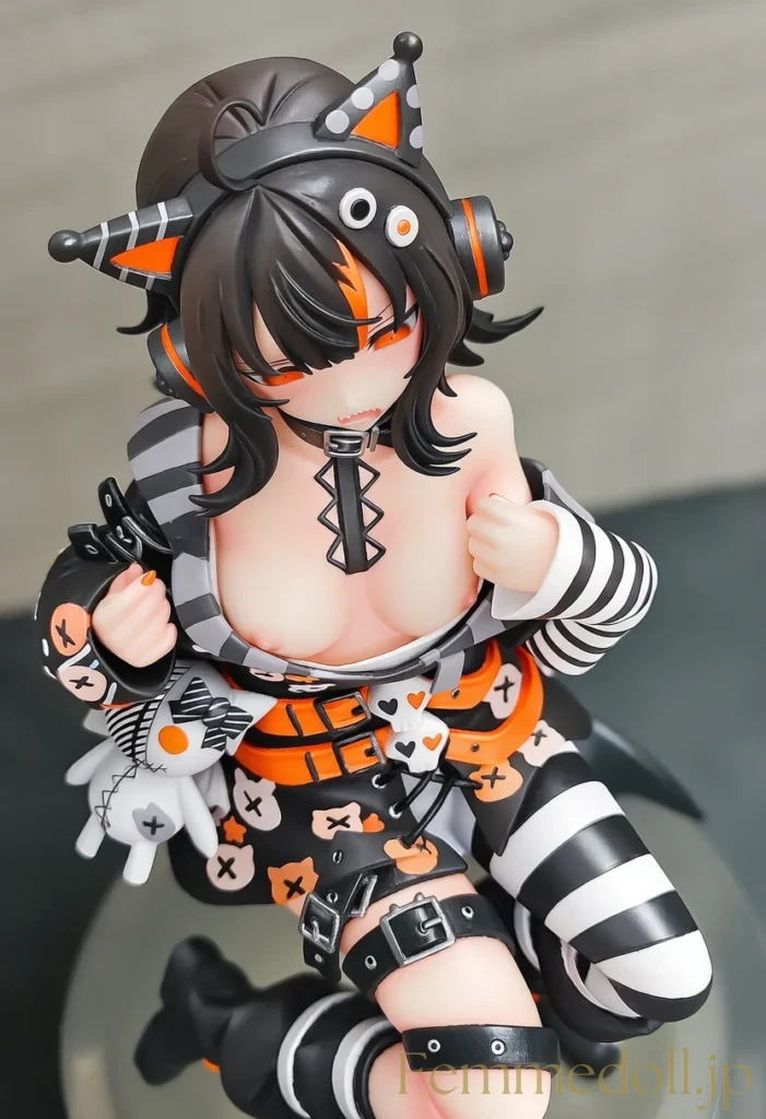 魔法少女ノ魔女裁判　沢渡ココの猫耳配信者スタイルが素敵なAIエロイラストまとめ 21枚目