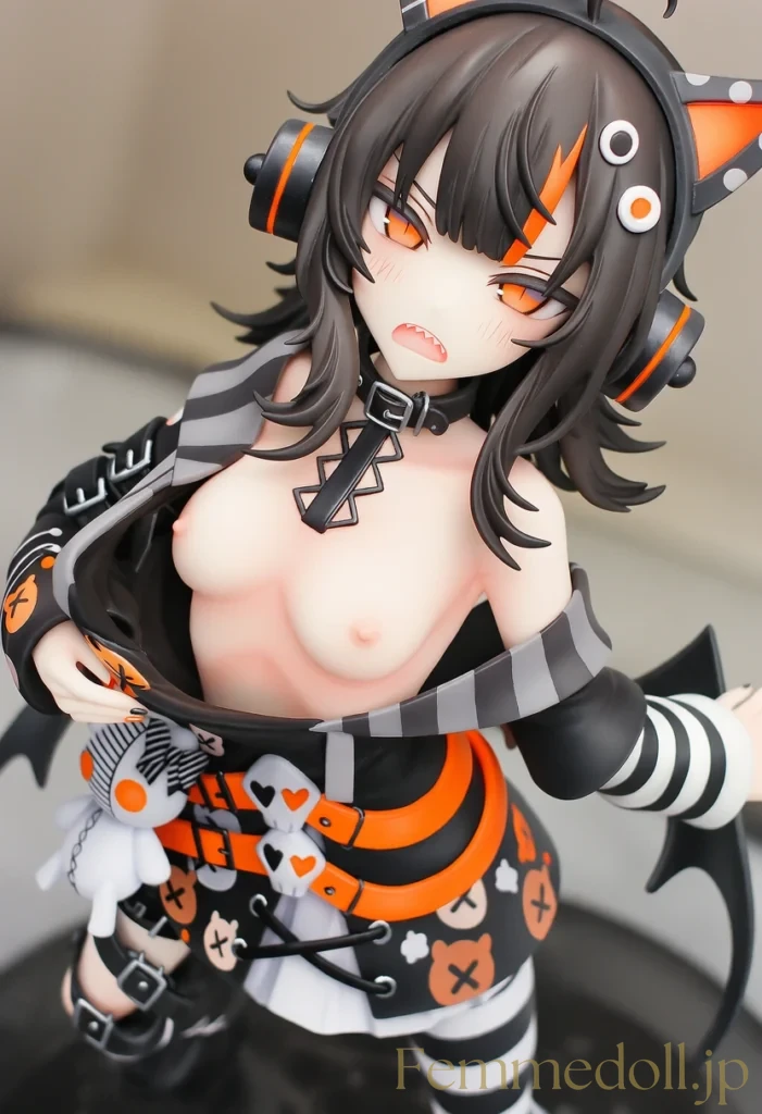 魔法少女ノ魔女裁判　沢渡ココの猫耳配信者スタイルが素敵なAIエロイラストまとめ 65枚目