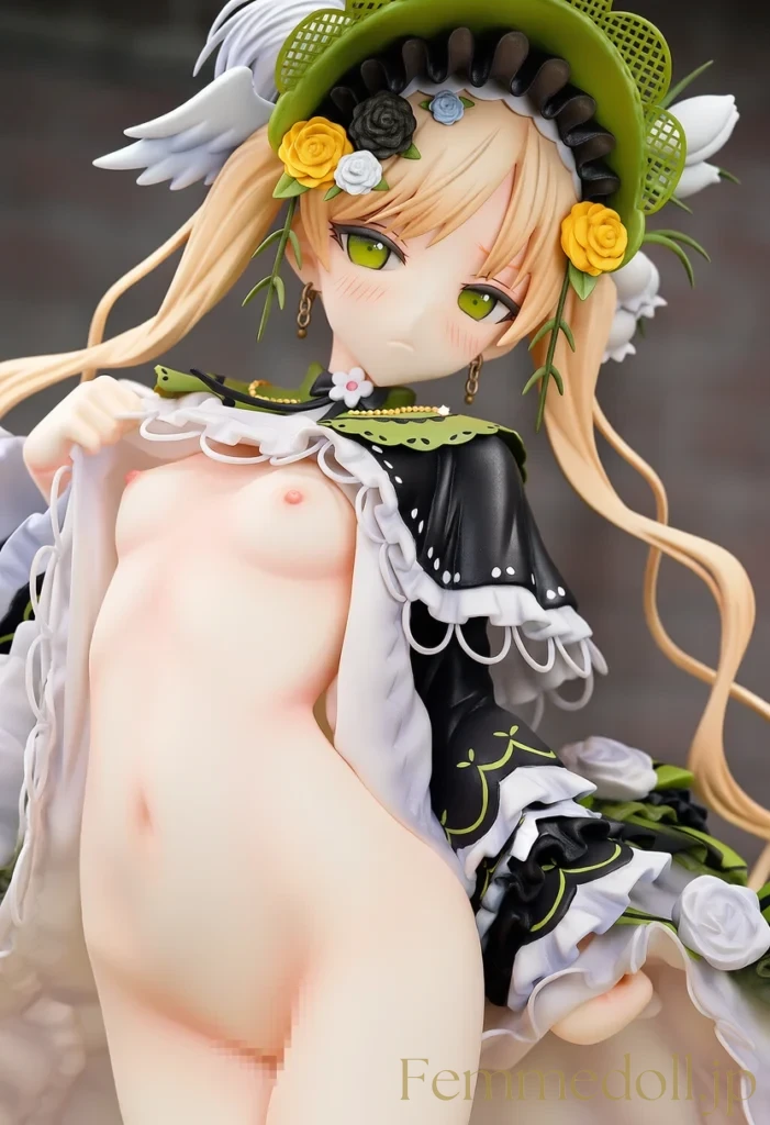 魔法少女ノ魔女裁判　遠野ハンナのお嬢様人形みたいな可愛さがたまらないAIエロイラストまとめ 75枚目