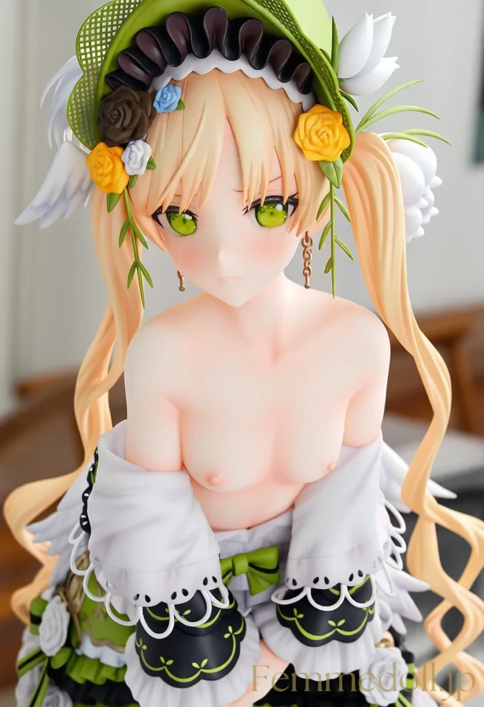 魔法少女ノ魔女裁判　遠野ハンナのお嬢様人形みたいな可愛さがたまらないAIエロイラストまとめ 61枚目