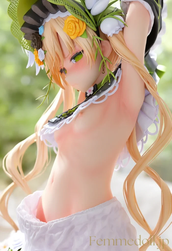 魔法少女ノ魔女裁判　遠野ハンナのお嬢様人形みたいな可愛さがたまらないAIエロイラストまとめ 49枚目